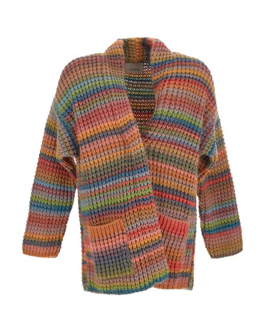 Multicolor cardigan top