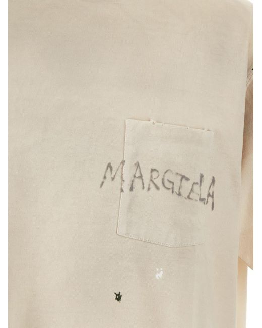 Maison Margiela White Logo T-shirt for men