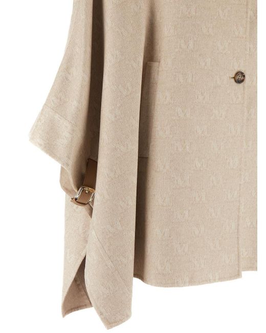 Max Mara Natural Poncho Jago