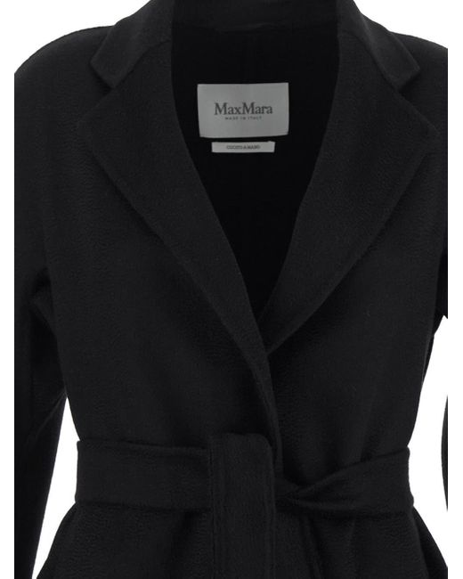 Max Mara Black Harold Coat