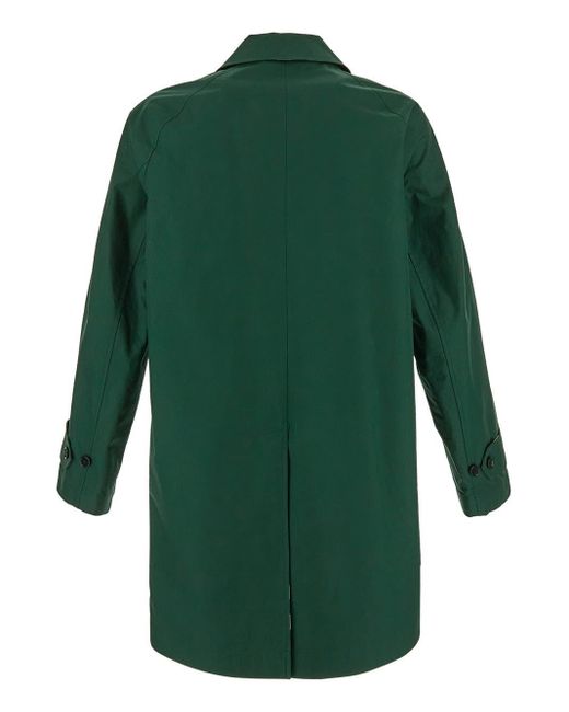 Burberry Green Reversible Trench Coat for men