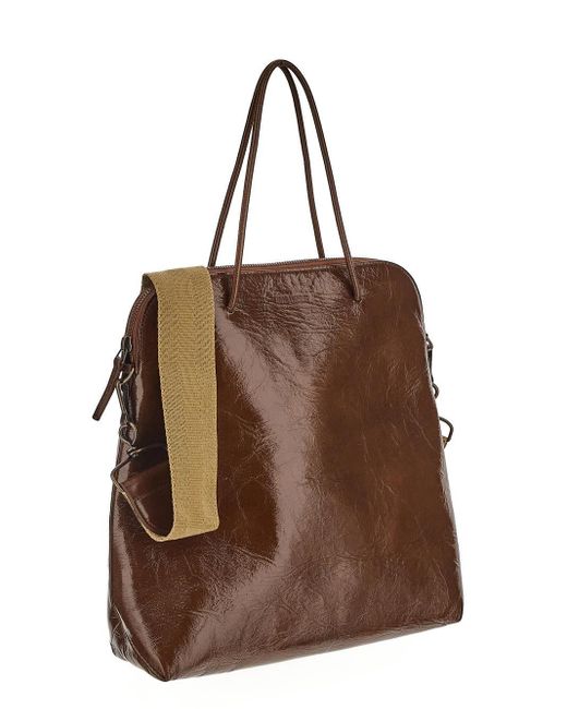 Uma Wang Brown Soft Medium Clutch