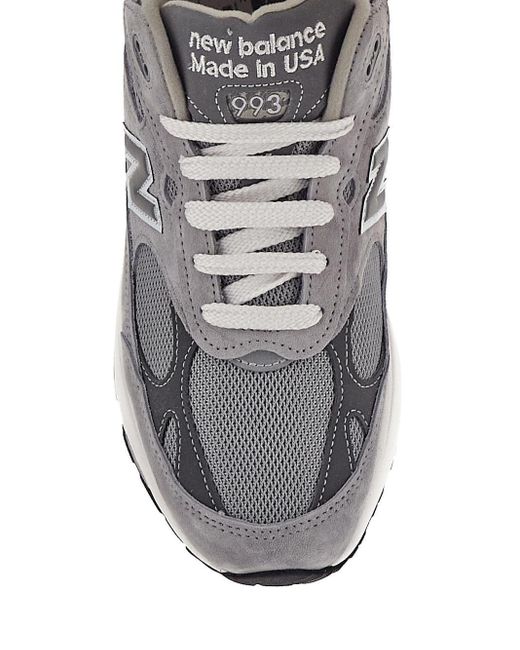 New Balance White 993 Sneaker for men