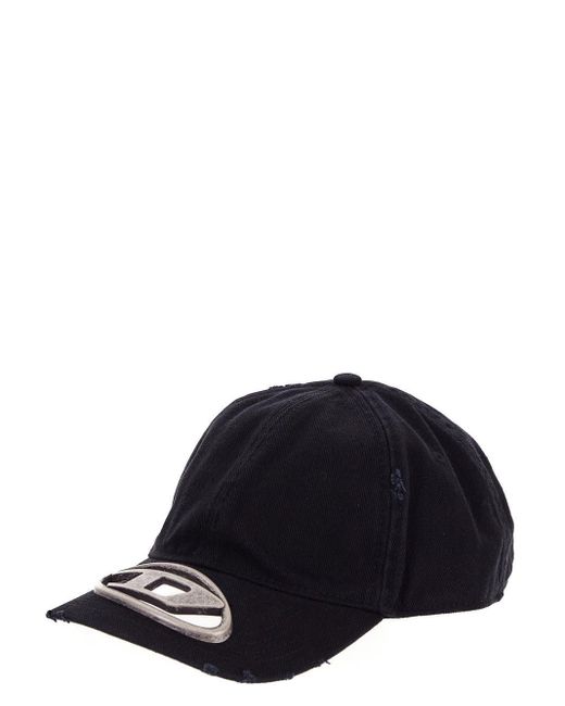 DIESEL Black Hats for men