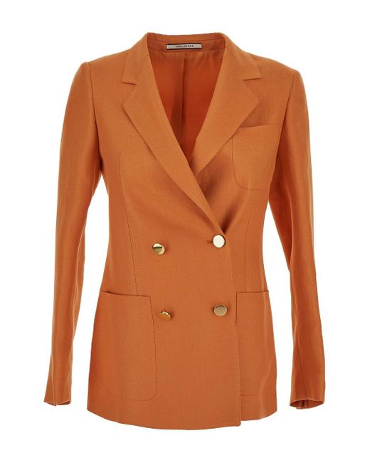 Tagliatore Orange Classic Jacket