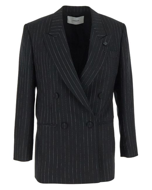Lardini Black Wool Jacket