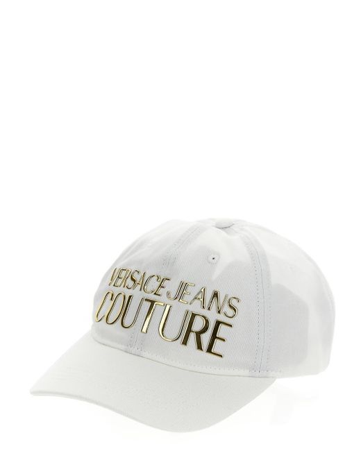 Versace White Cotton Hat