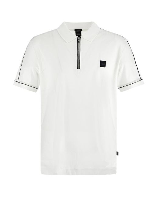 hugo zip polo