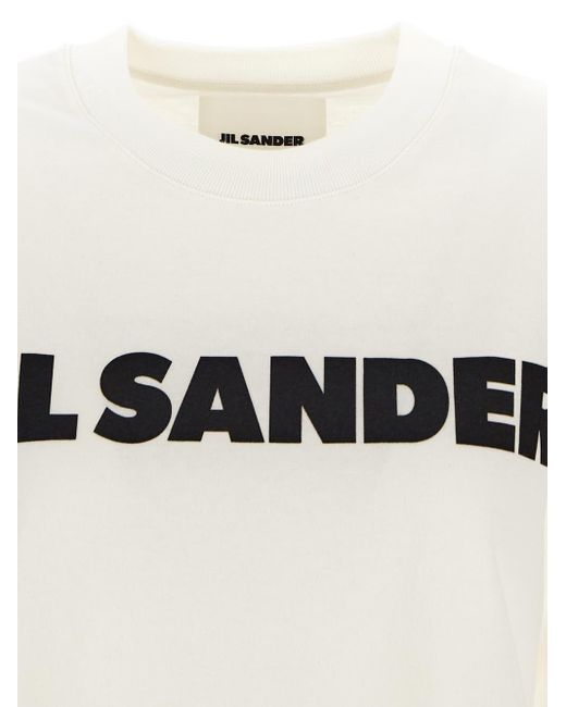 Jil Sander White Logo T-shirt