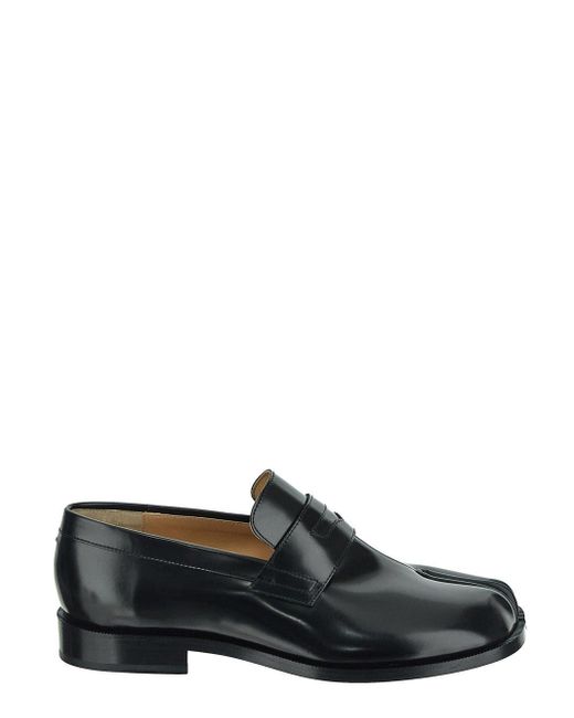 Maison Margiela Black Tabi Business Casual Shoes for men