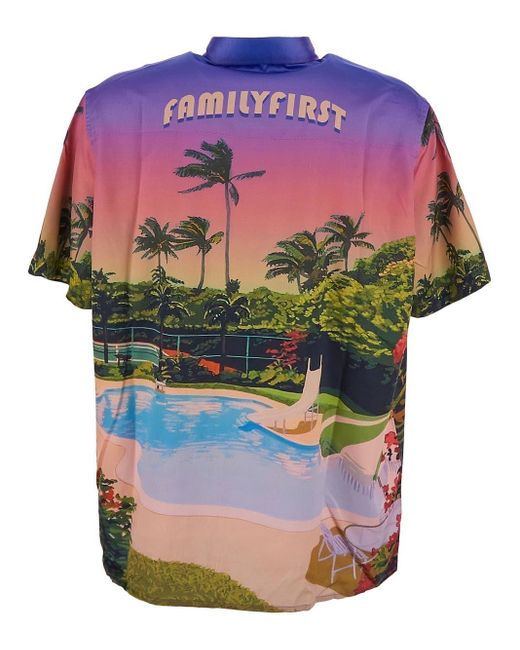FAMILY FIRST Multicolor Sunset Shirt for men