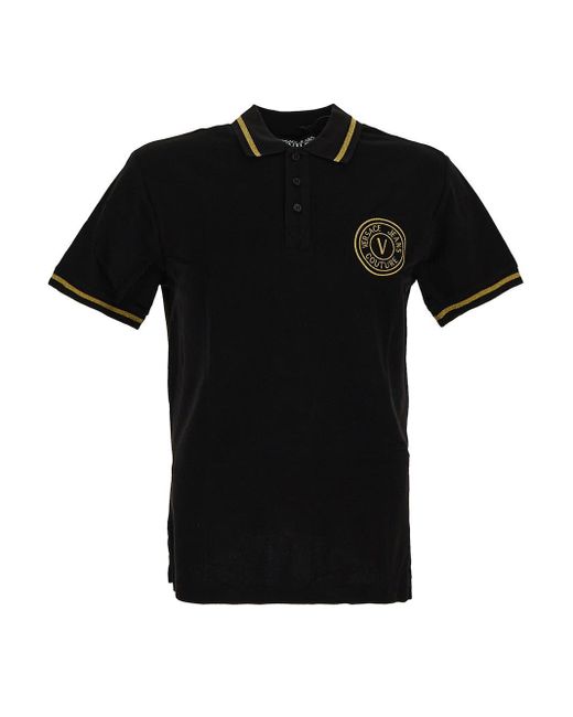 Versace Jeans Black T-Shirts And Polos for men