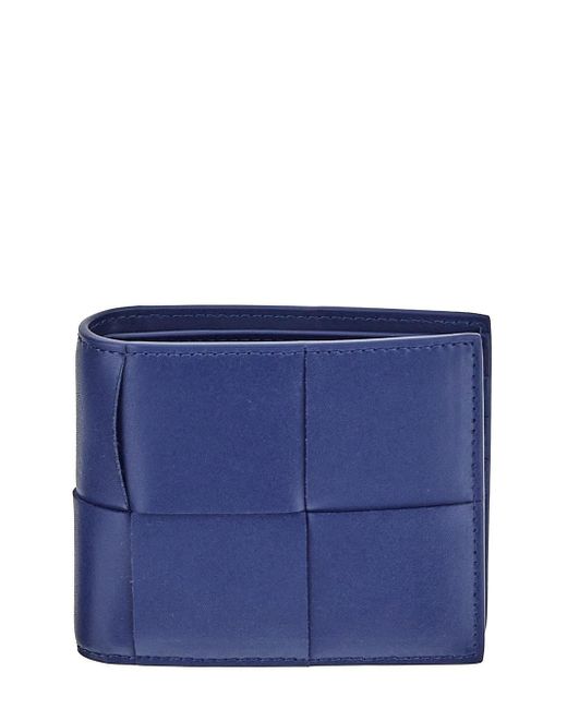 Bottega Veneta Blue Bi-fold Wallet for men