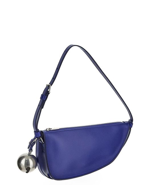 Burberry Purple Mini Shield Sling Bag