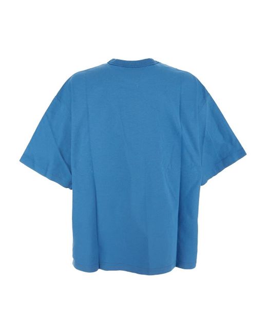 Bottega Veneta Blue Crewneck T-shirt for men