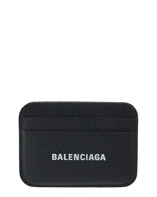 Balenciaga Black Cash Logo Cardholder