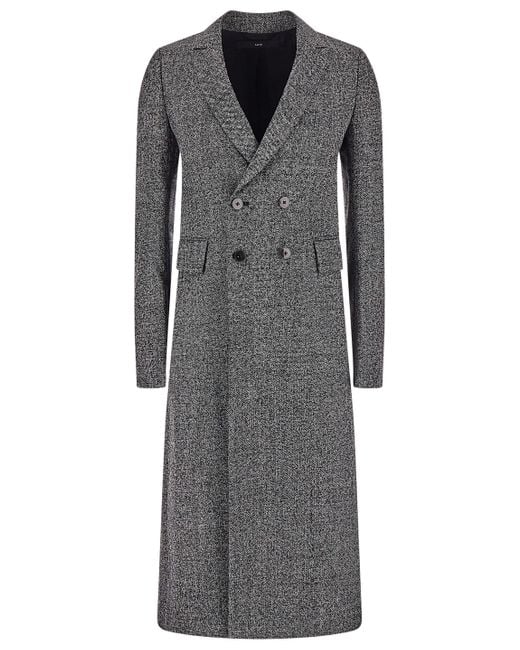 SAPIO Grisaglia N°2 Coat in Gray | Lyst