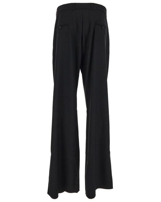 Martine Rose Black Drawcord Tailored Trouser for men