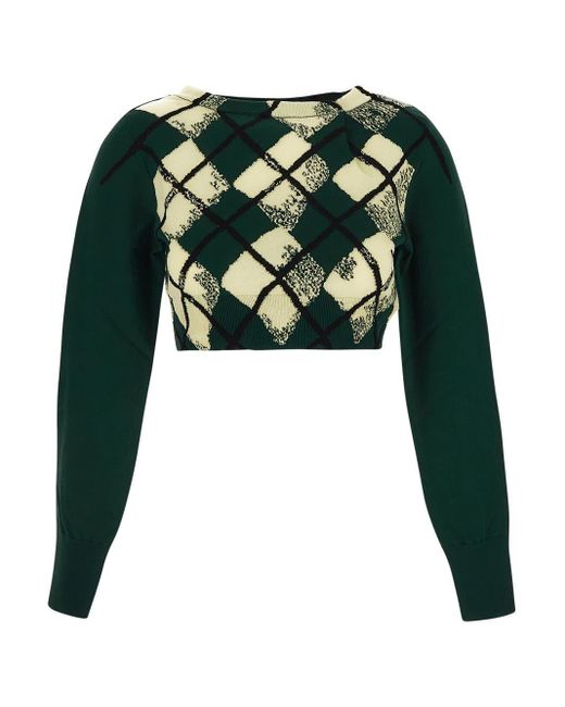 Burberry Green Sweaters