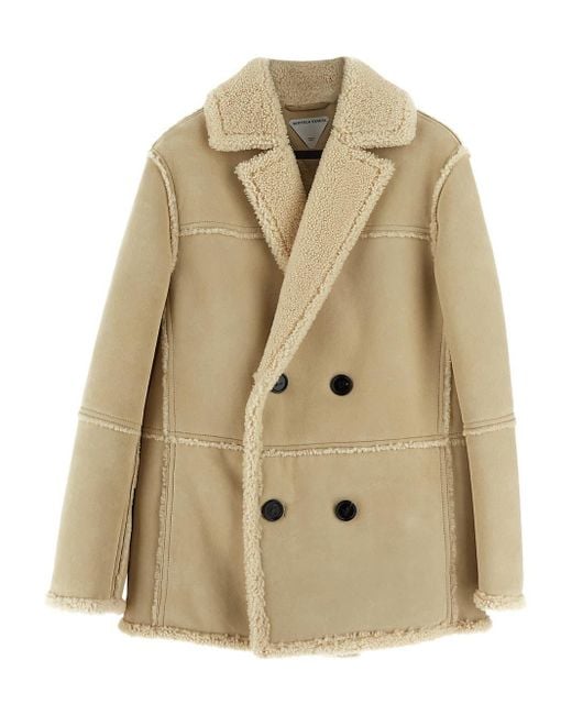 Bottega Veneta Natural Lamb Coat