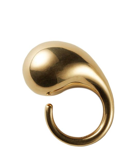 Bottega Veneta Metallic Drop Ring