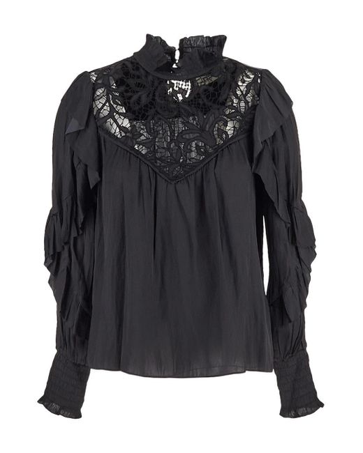 Isabel Marant Black Seila Blouse