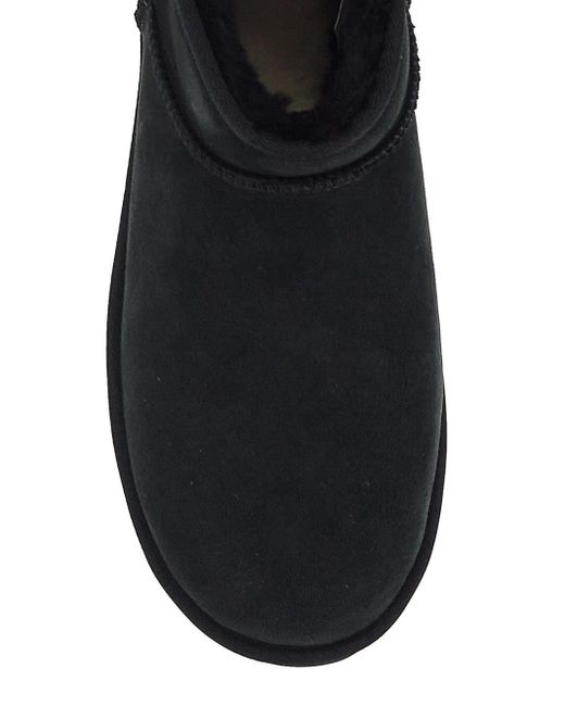 Ugg Black Classic Ultra Mini Boo for men