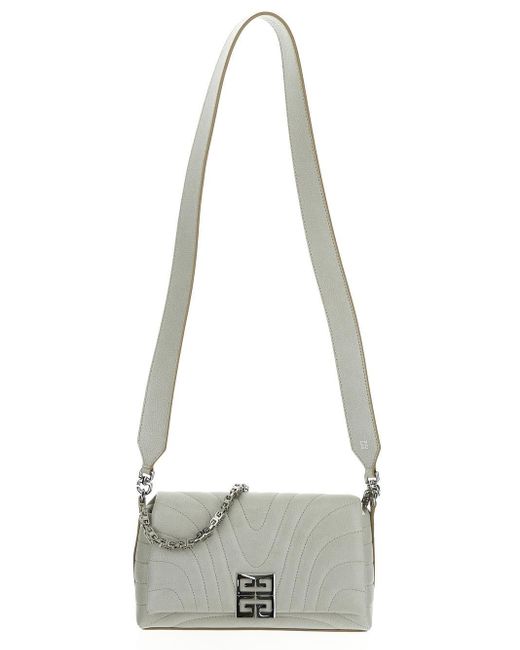 Givenchy Light Green Smooth Leather 4G Mini Crossbody Bag