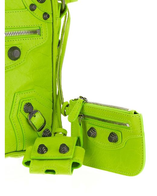 Balenciaga Le Cagole Crossbody Bag in Green for Men Lyst