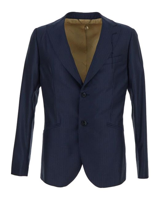 Maurizio Miri Blue Classic Suit for men