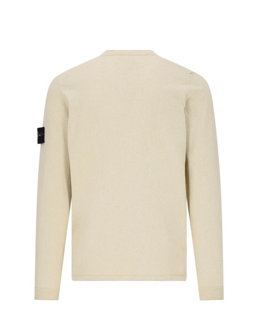 Stone Island Natural Cotton Knitwear for men