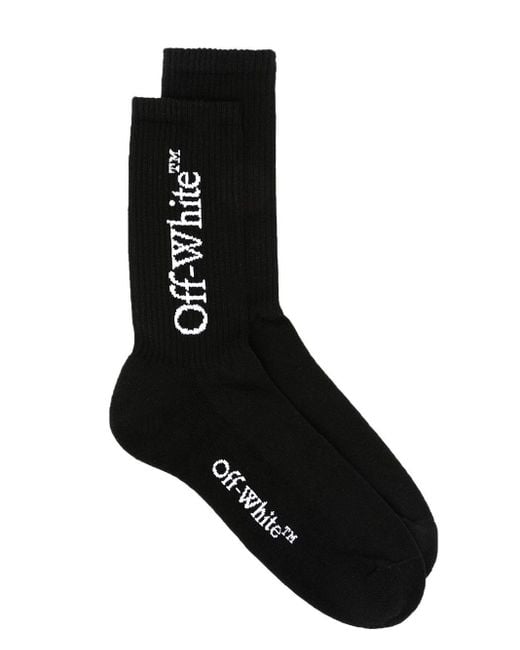 Off-White c/o Virgil Abloh Black Logo Sock for men