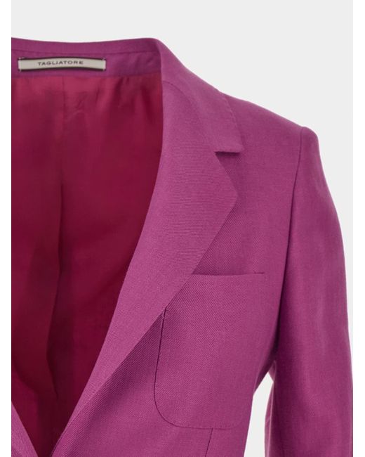 Tagliatore Purple Jacket