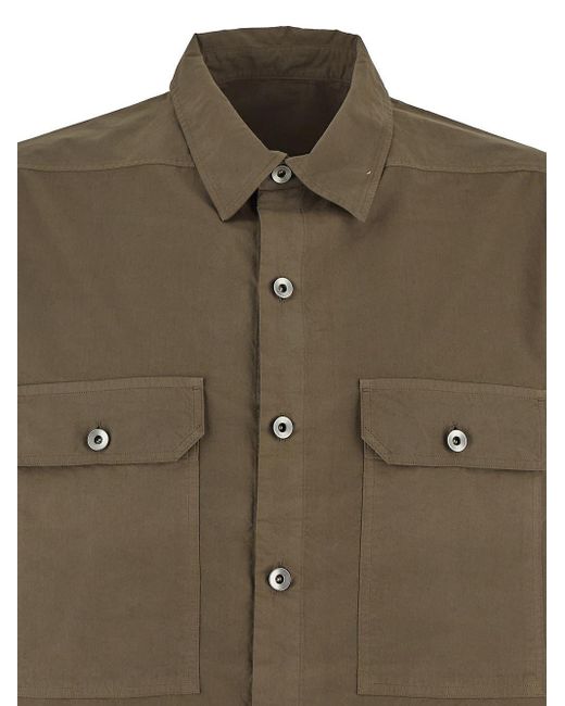 Rick Owens Brown Outershirt for men
