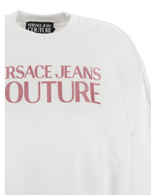 Versace White Logo Sweatshirt