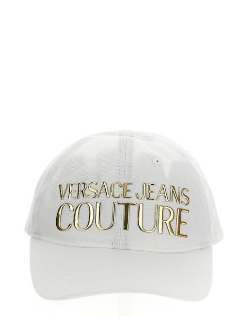 Versace White Cotton Hat