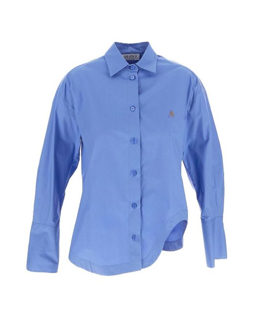 The Attico Blue Eliza Shirt