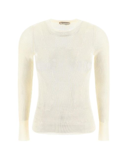 Alexander McQueen Synthetic Knit Cardigan in White Womens Jumpers and knitwear Alexander McQueen Jumpers and knitwear 