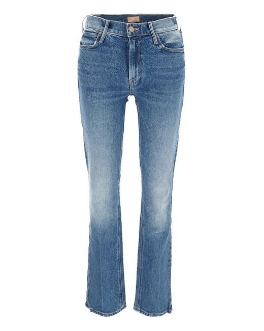 Mother Blue The Mid Rise Dazzler Ankle Jeans