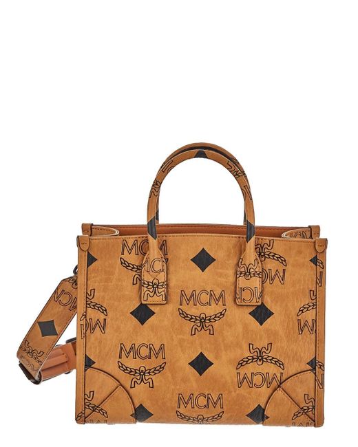 Large Munchen Maxi Monogram Tote Bag