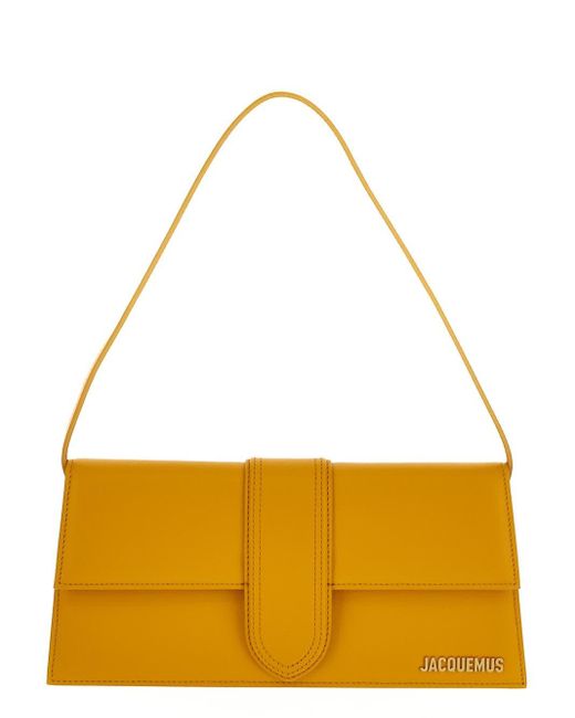 Jacquemus Yellow Le Bambino Long Handbag