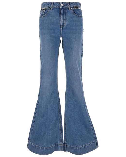 Stella McCartney Blue Iconic Falabella Jeans