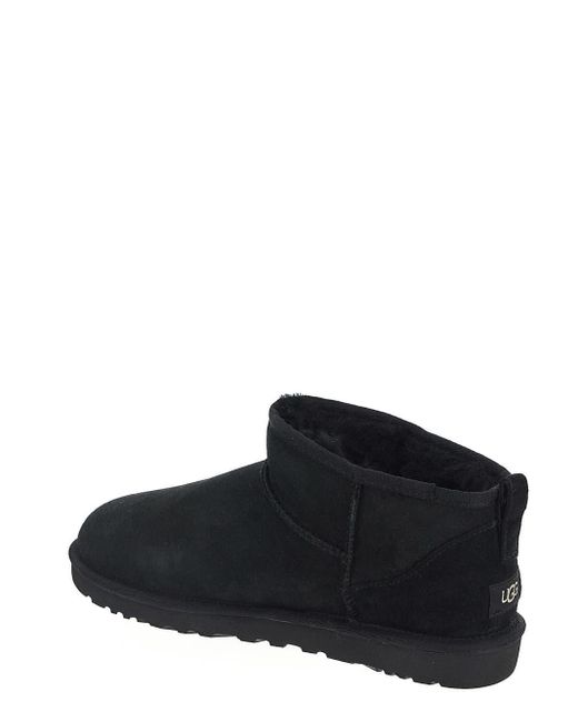 Ugg Black Classic Ultra Mini Boo for men