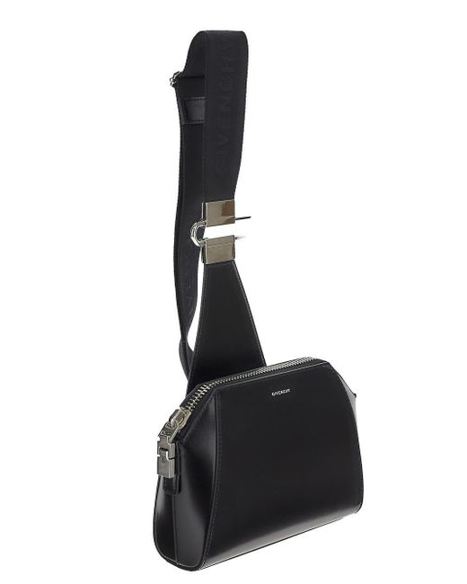 Givenchy Black Ant U Crossbody Bag for men