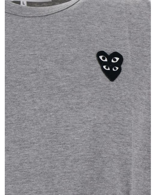 COMME DES GARÇONS PLAY Gray Comme Des Garcons Play T-Shirts And Polos for men