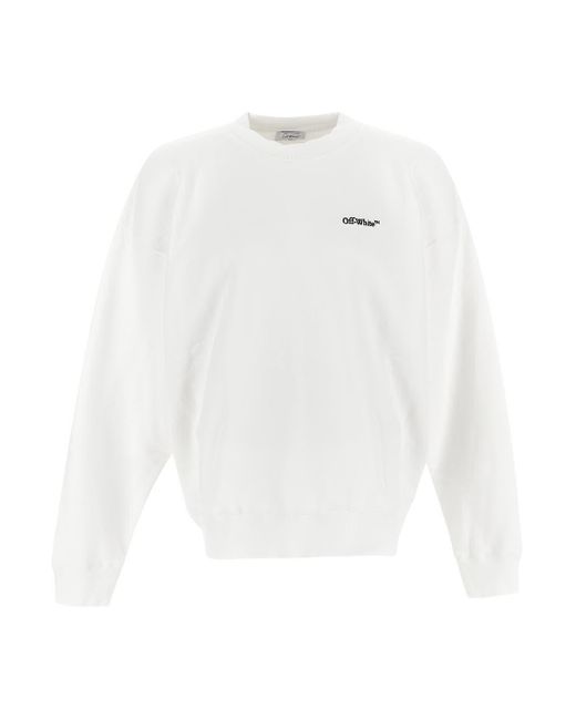 Off-White c/o Virgil Abloh White Cotton Sweatshirt for men