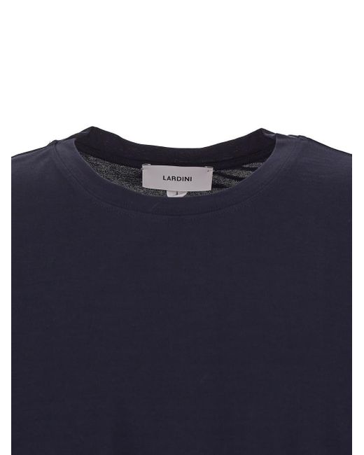 Lardini Blue Essential T-shirt for men