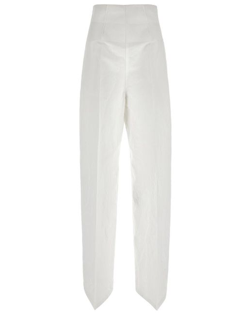 Sportmax White Trousers