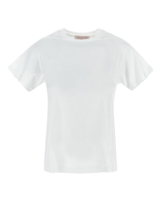 Valentino White Cotton T-shirt