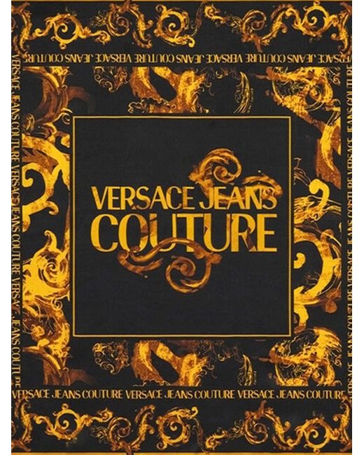 Versace Black Baroque Foulard